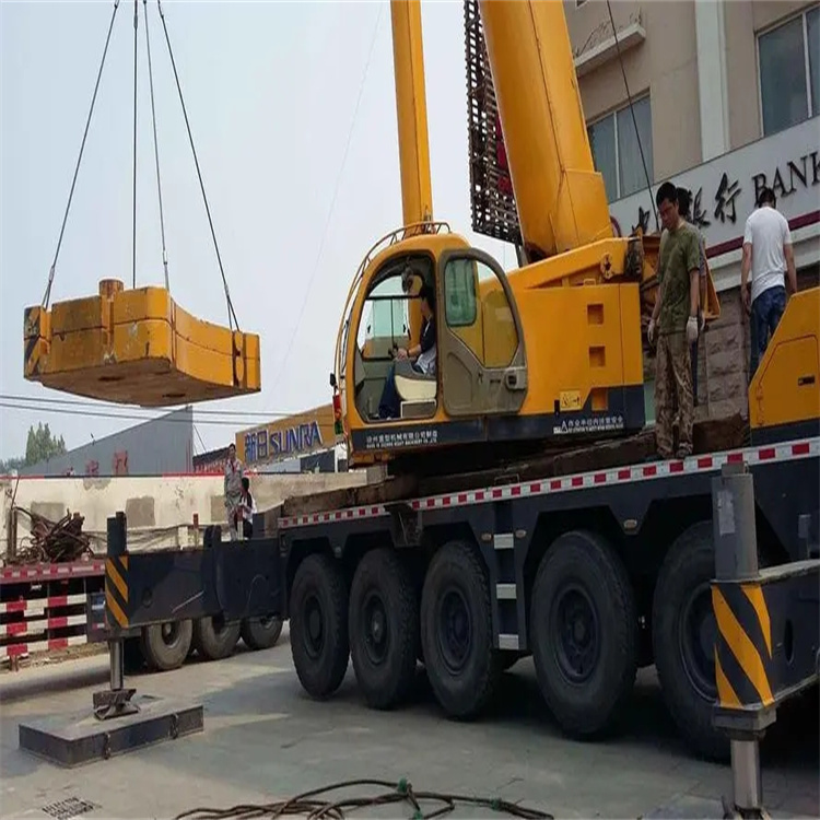 江苏当地吊车出租|机器吊装|75吨|工厂搬迁服务